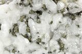 Tiny Pyrite Clusters on Calcite - Fluorescent! #256416-2